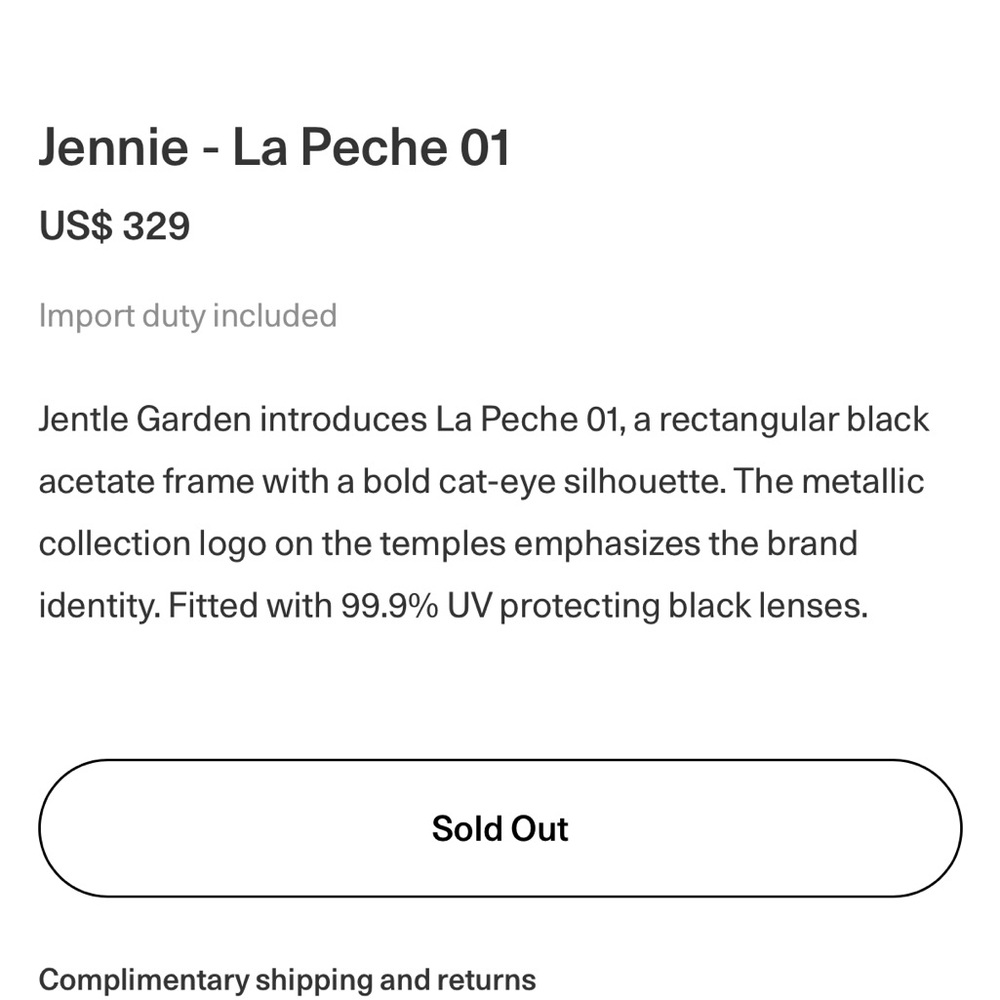Gentle Monster x Jennie: La Peche- 01 - Picture 7 of 13